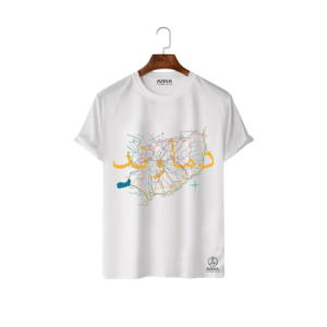تی‌شرت نقشه دماوند عکسینا
